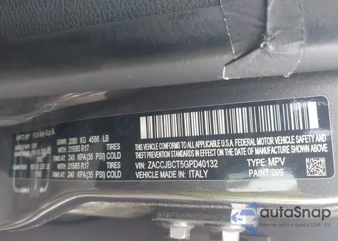 2016 Jeep Renegade Trailhawk z USA, uszkodzony, nr VIN ZACCJBCT5GPD40132